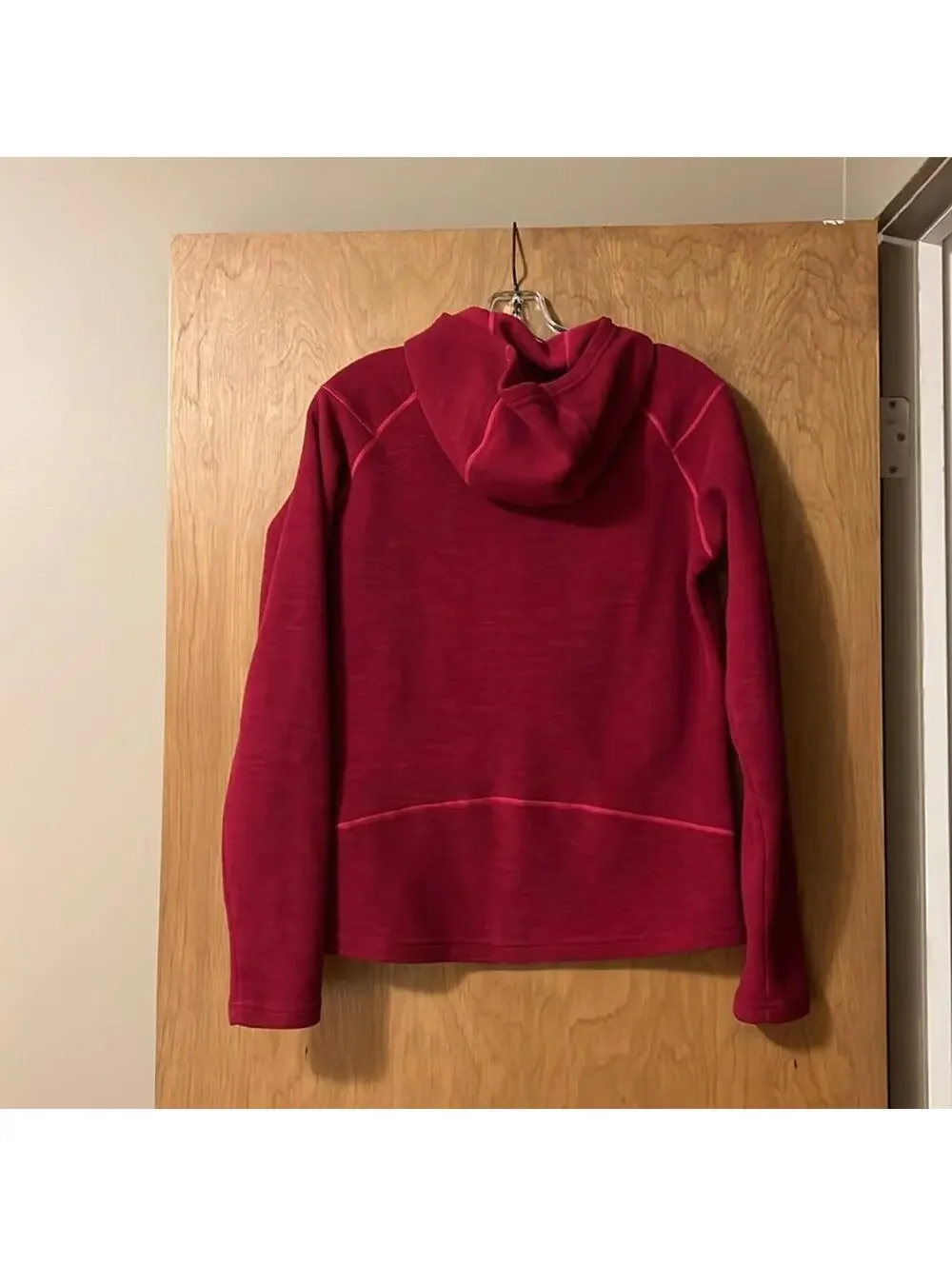 Sherpa Adventure Gear Raspberry Fleece Full Zip Hooded Jacket Women's Small - Picture 2 of 6